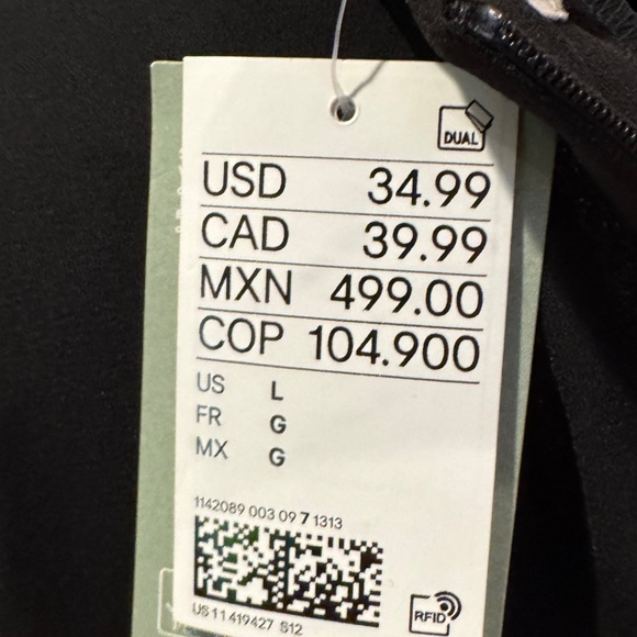 H&M Black Draped Midi Dress – Size L – NWT - Picture 8 of 8